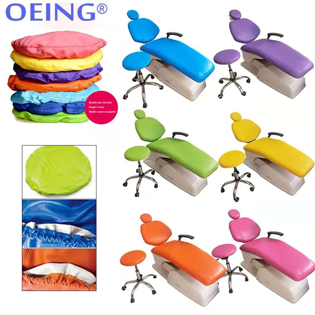 Dental Chair Unit Complete - 4Pcs/Set Dental Unit Chair Seat Cover