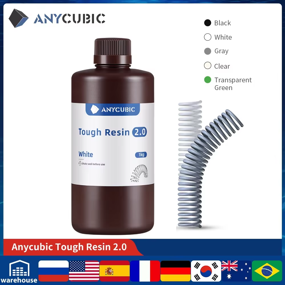 Dental 3D Printer Resin - Mới ANYCUBIC Dẻo Dai Nhựa 405nm