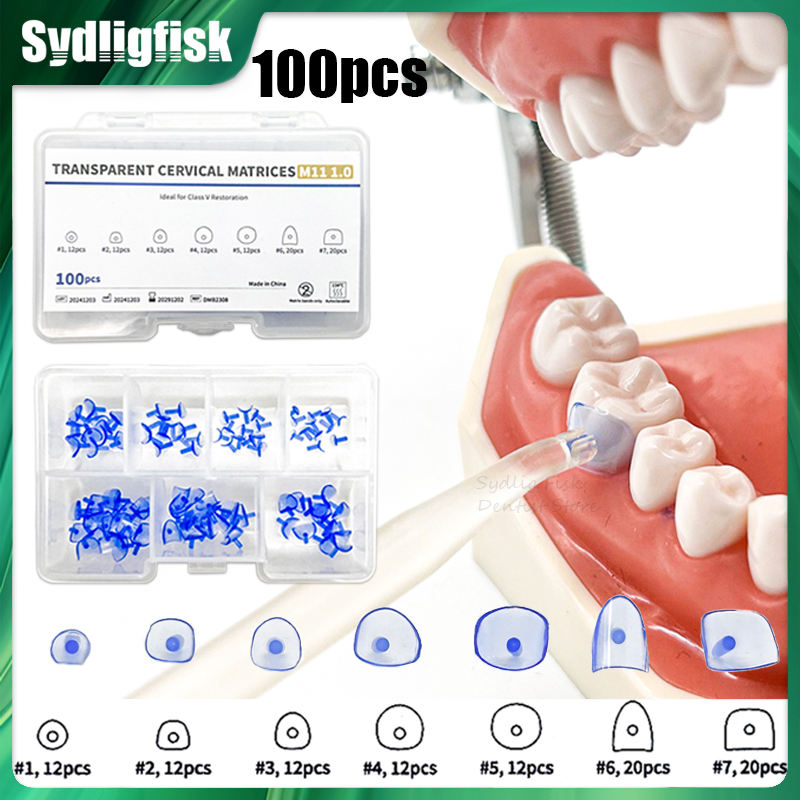 Dental Impression Material Kit - 100 Cái/Bộ Ma Trận Nha Khoa