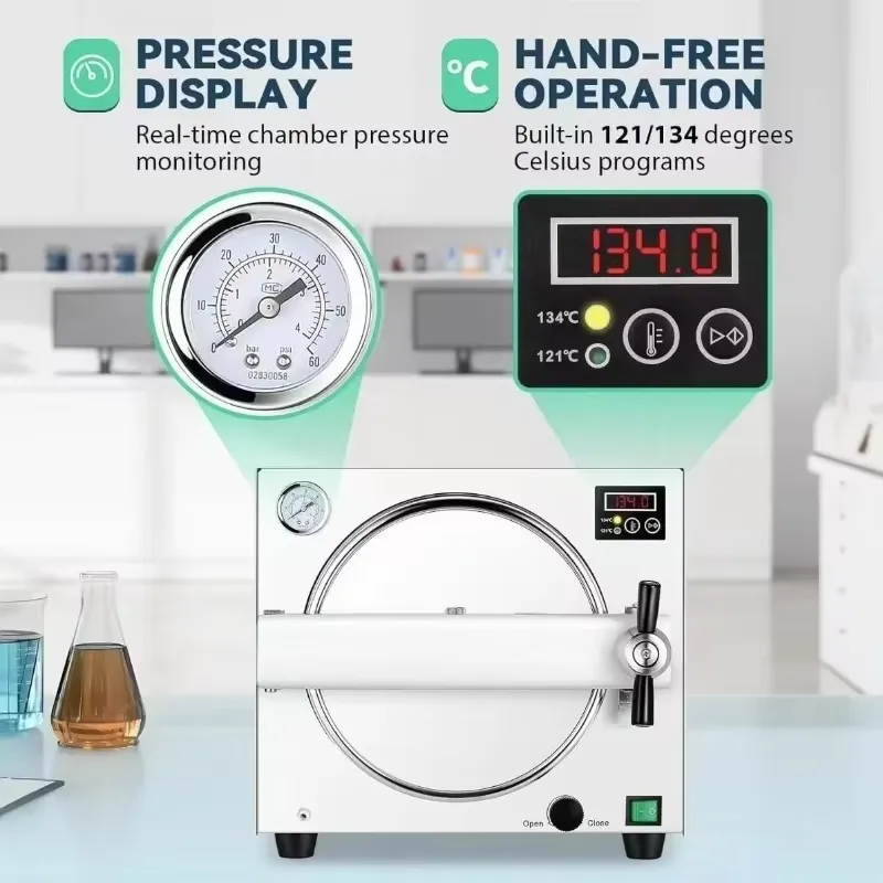 2026 New, High Quality, 18L Ve - đánh giá và giá Dental Autoclave Sterilizer 18L