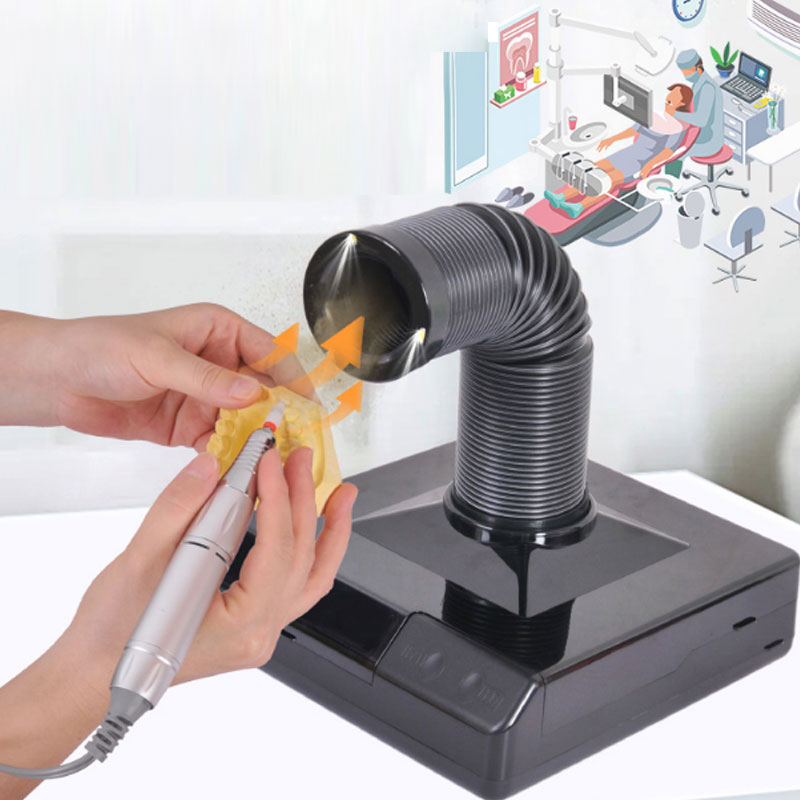 60W LED Dental Vacuum Cleaner  - đánh giá và giá Dental Lab Dust Collector