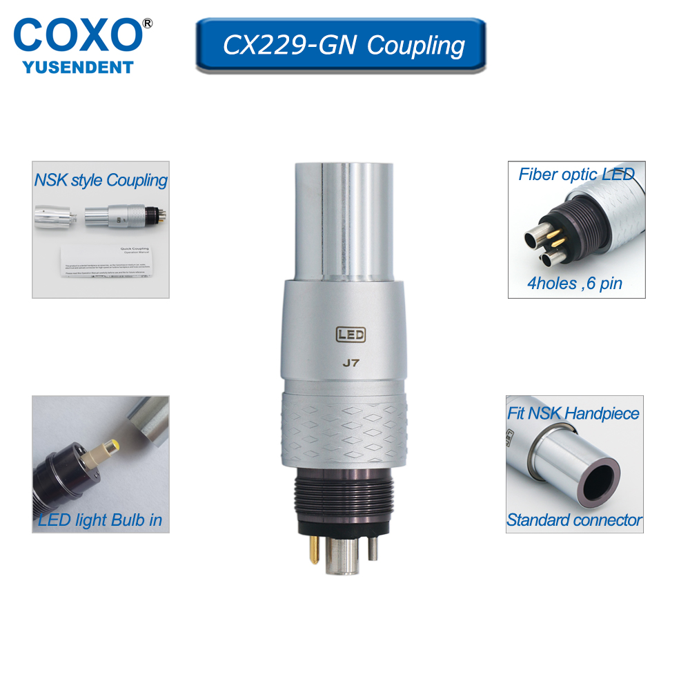 COXO Dental Quick Coupling LED - đánh giá và giá Dental Handpiece Low Speed
