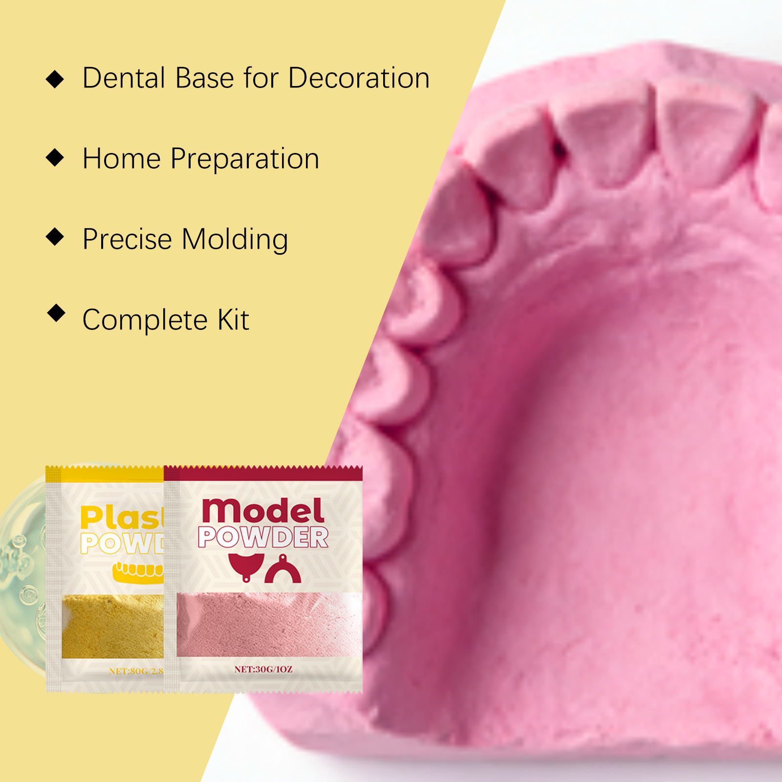 Teeth Model Kit Diy Impression - đánh giá và giá Dental Impression Material Kit