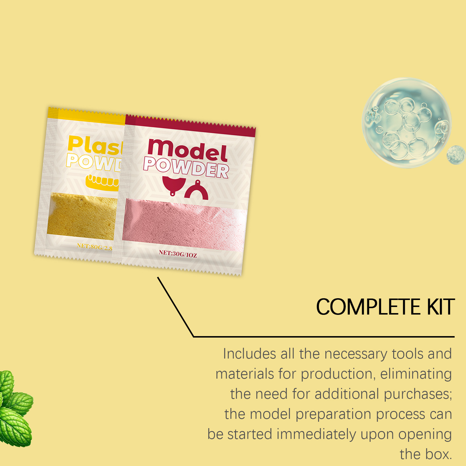 Teeth Model Kit Diy Impression - đánh giá và giá Dental Impression Material Kit