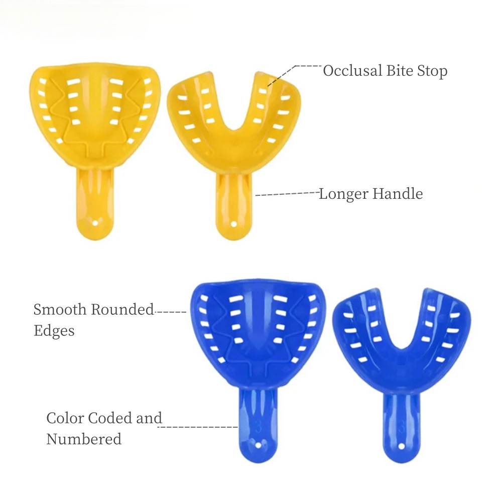 12Pcs/Set Disposable Plastic D - đánh giá và giá Dental Impression Material Kit