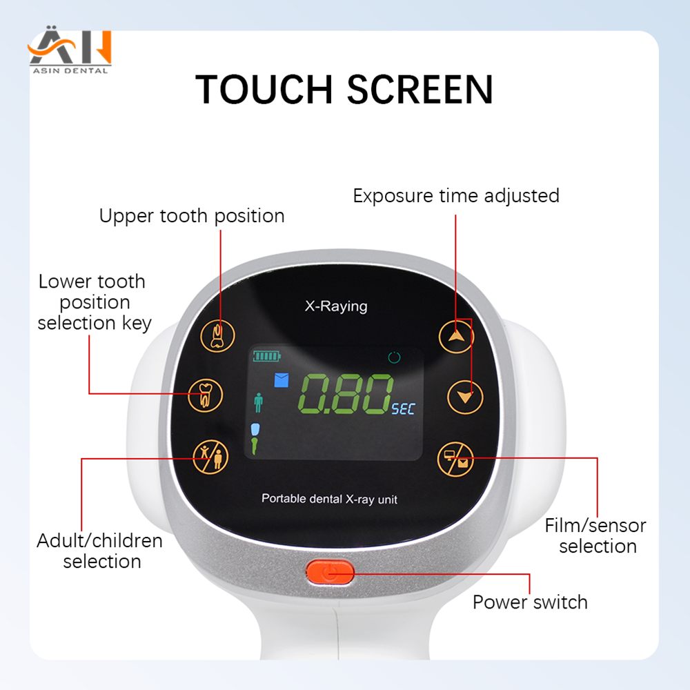 Portable 60KV Touch Screen Den - đánh giá và giá Dental X Ray Machine Portable
