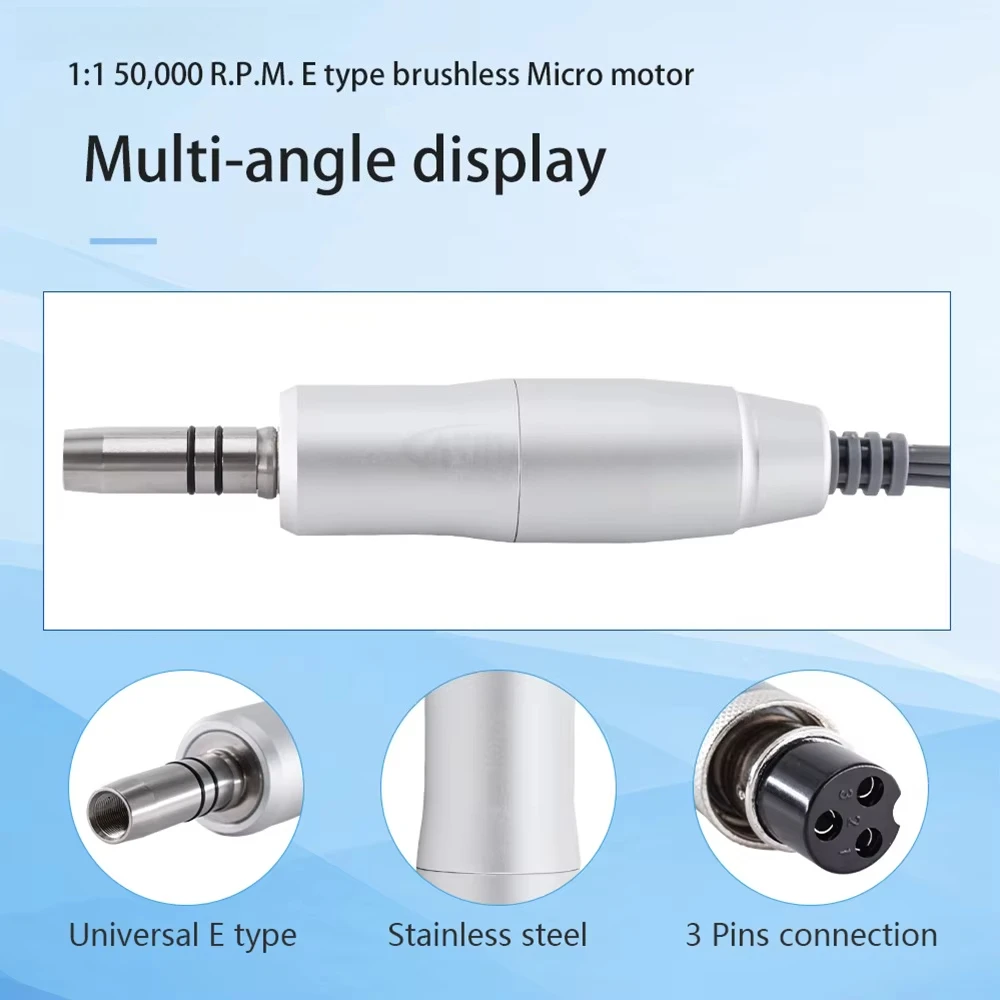 E-type 50k RPM Brushless Micro - đánh giá và giá Dental Lab Micromotor 50K Rpm