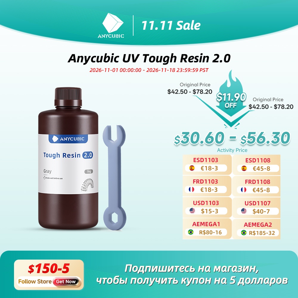 Anycubic Dẻo Dai Nhựa LCD 3D I - đánh giá và giá Dental 3D Printer Resin